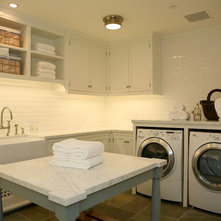 Traditional Laundry Room by Morrow and Morrow Corporation