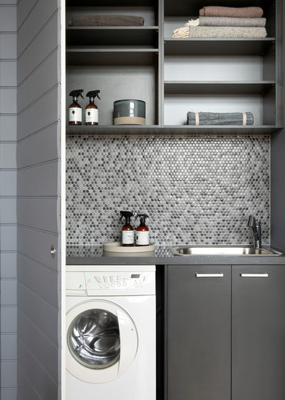 Contemporary Laundry Room by Jasmine McClelland Design