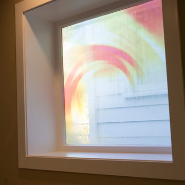 Coloured glass window