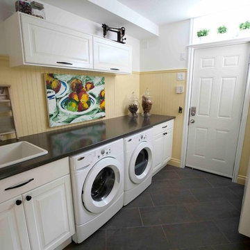 Colourful Family Laundry Room