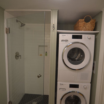 Compact bath/laundry