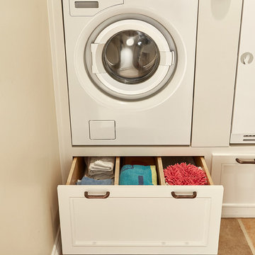 Compact Southwest Laundry Room in Dallas Area
