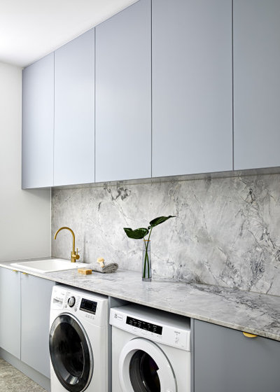 Contemporary Laundry Room by Vicello Kitchens