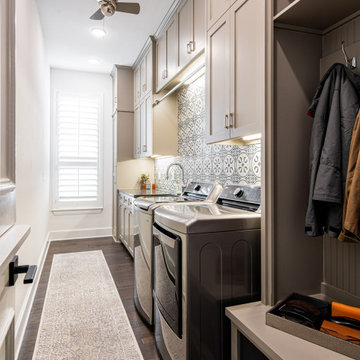 Transitional Laundry Room