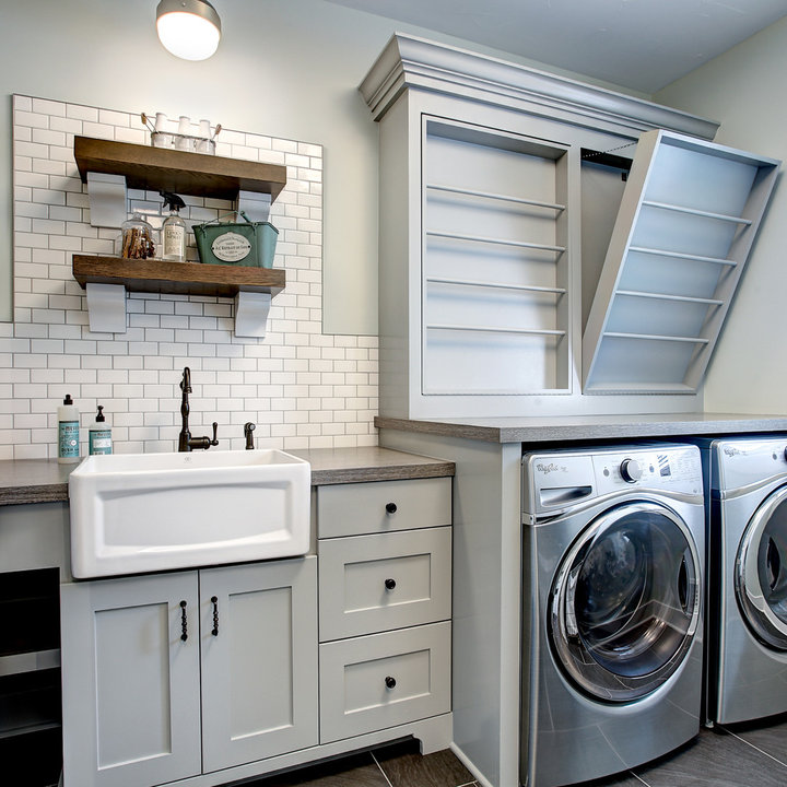 Small Bathroom Laundry Room Combo Photos & Ideas Houzz