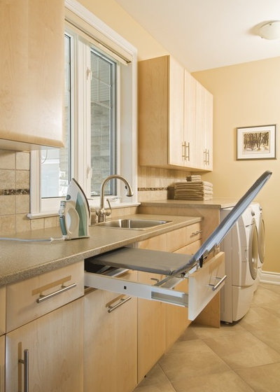 Contemporary Utility Room Contemporary Laundry Room