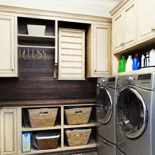 75 Beautiful Laundry Room with Beige Cabinets Pictures & Ideas - August ...