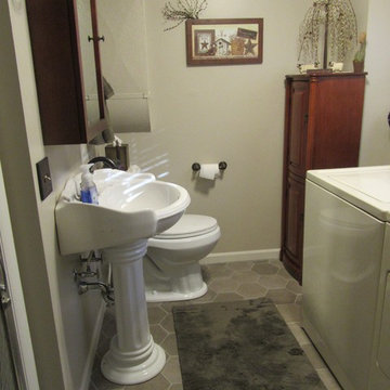 Country Laundry Room and Half Bath