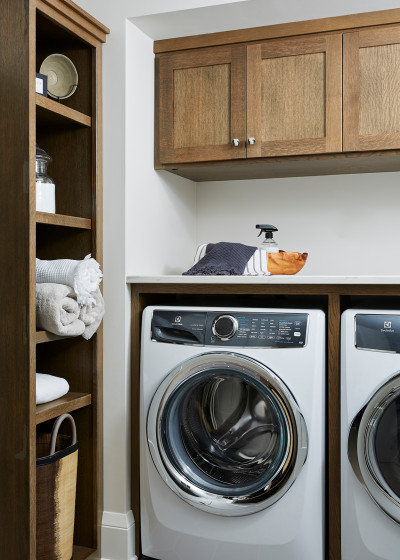 Transitional Laundry Room by Vivid Interior Design - Danielle Loven