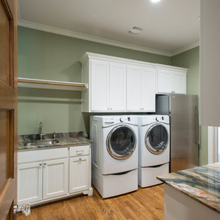 75 Beautiful Laundry Room With Green Walls Pictures Ideas July 2021 Houzz