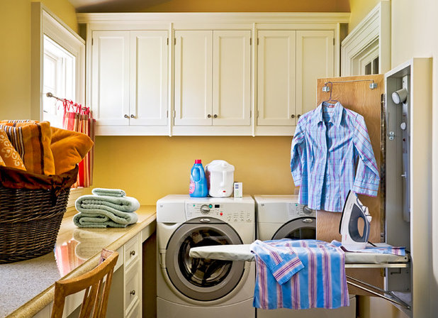 Traditional Laundry Room by Crisp Architects