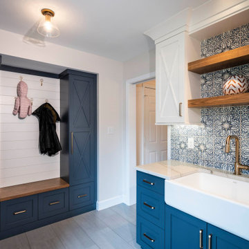 Dramatic Mudroom and Laundry Renovation