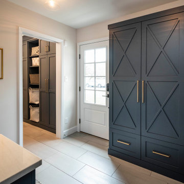 Dramatic Mudroom and Laundry Renovation