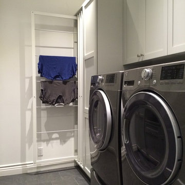 DryAway: 4 Frames - Custom Cabinet (White) - Contemporary