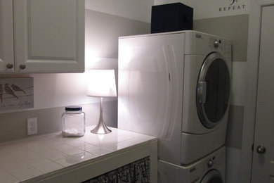 Easy Peasy and Inexpensive Laundry Room Makeover! (under $100)