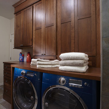 Eclectic Laundry Room