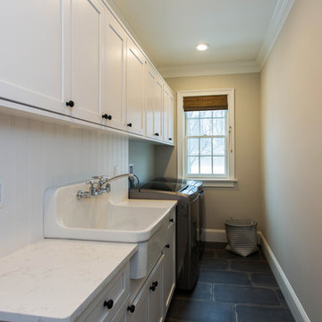 Elegant Transitional Laundry Room