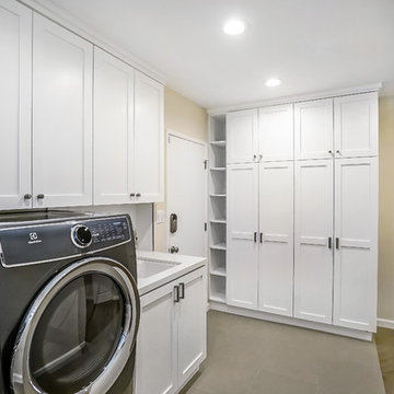 Encino Master suite and laundry room