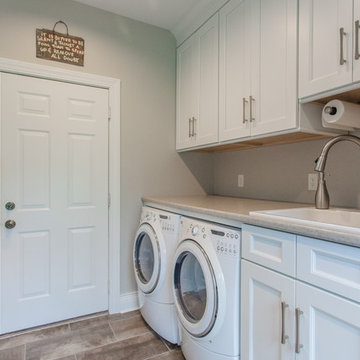 Evandale kitchen, powder room, laundry and mudroom renovation
