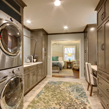 Expansive Master Closet and Laundry Area