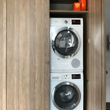 External Wardrobe with Washer-Dryer Closet