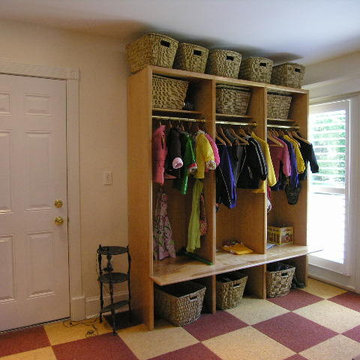 Family-friendly entrance and mudroom