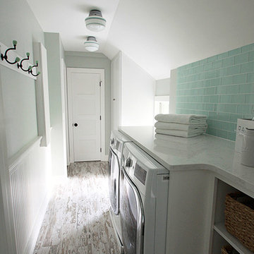 Farmhouse Laundry Room in Barrington Hills