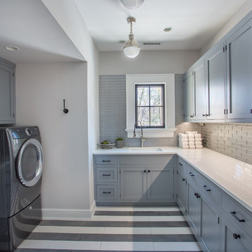 Farmhouse Meets Industrial Chic - Laundry Room