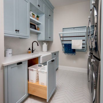 Feature-Filled Farmhouse Laundry