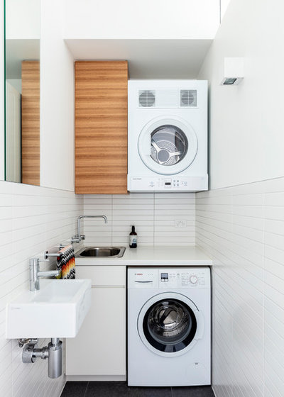 Contemporary Laundry Room by anderson architecture