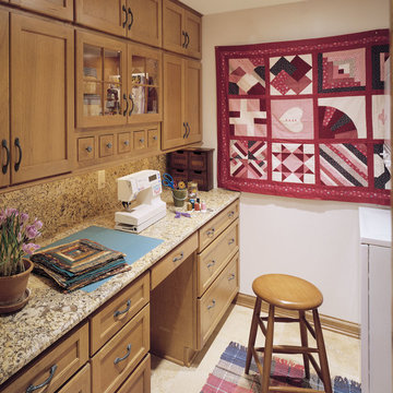 Fieldstone Cabinetry Laundry and Sewing Room