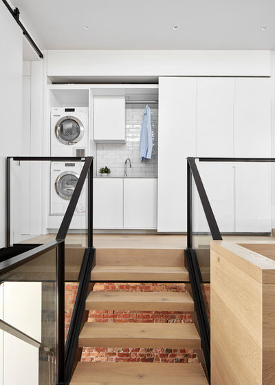 Contemporary Laundry Room by MMAD Architecture