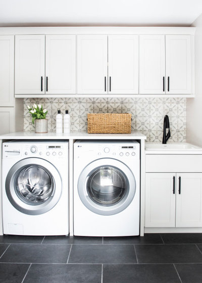 Transitional Laundry Room by JMH Designs