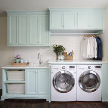 Laundry room cabinet color