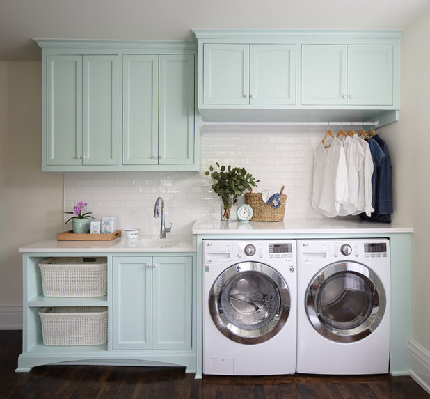 Traditional Laundry Room by Becky Rose Design