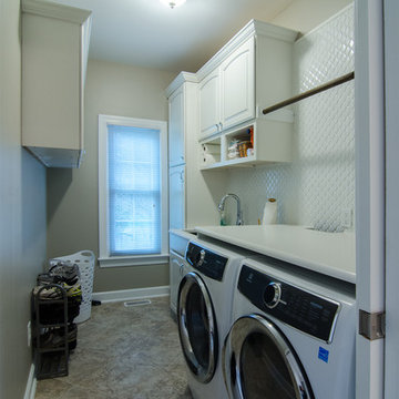 From laundry closet to laundry room to die for
