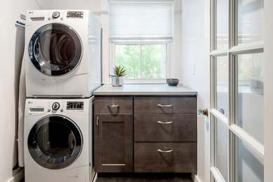 Laundry room photo in Boston