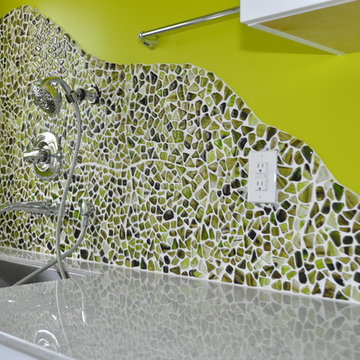 Fun & Playful Dog Bath and Laundry Room