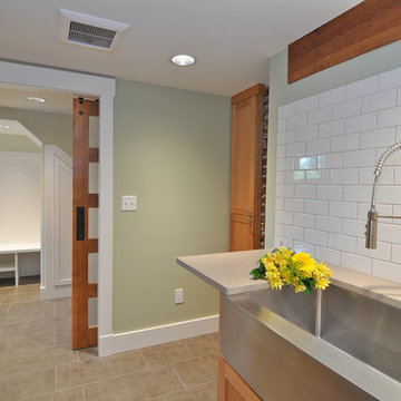 Functional Basement Laundry Room