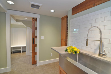 Functional Basement Laundry Room