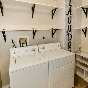 Functional Storage Laundry Room, Bucks County PA