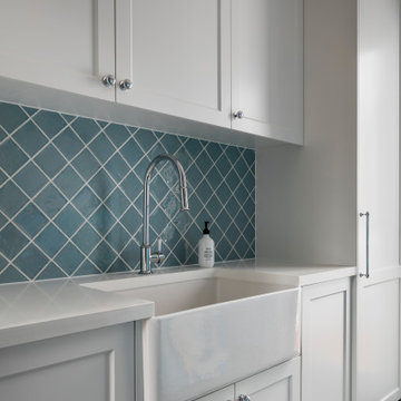 Gardenvale project Hamptons shaker style laundry