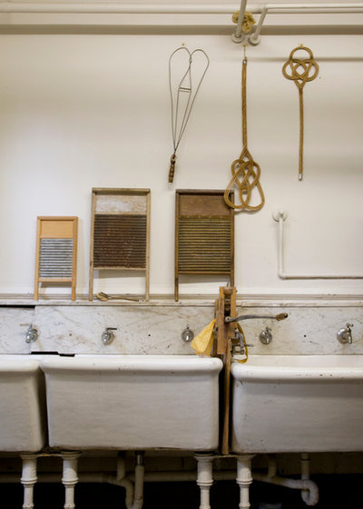 Traditional Laundry Room by Margot Hartford Photography