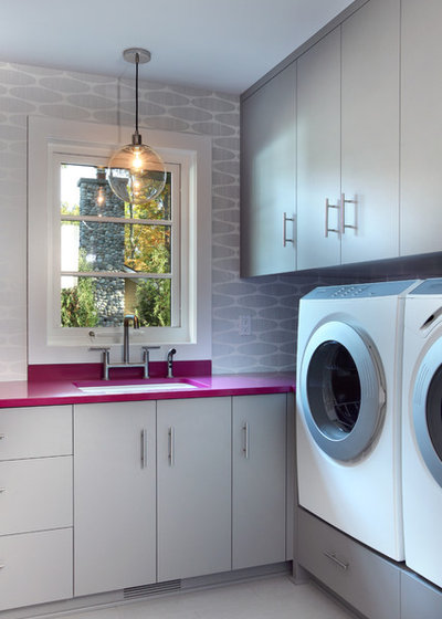Contemporary Laundry Room by Visbeen Architects