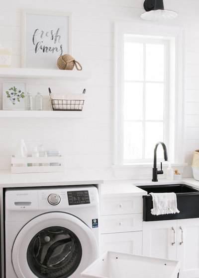 Country Laundry Room by SSC Countertops