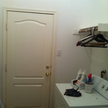 High Ceiling Laundry Room