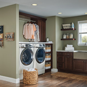 Homecrest Cabinetry: Entry and Laundry Room Cabinets