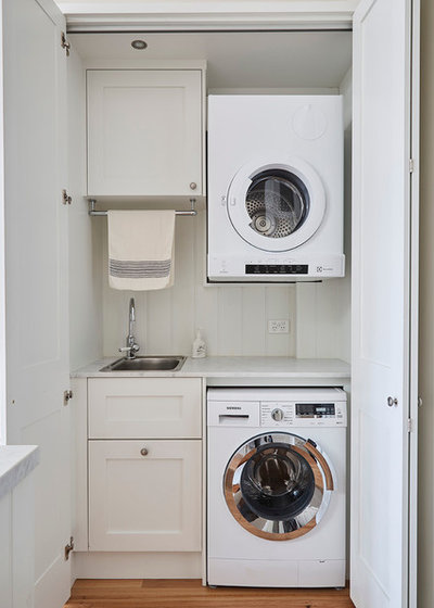 Country Laundry Room by Provincial Kitchens