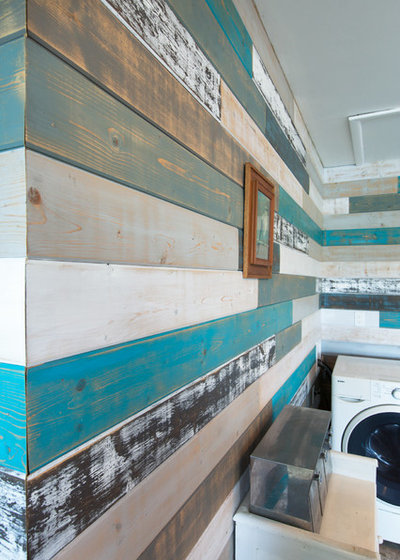 Contemporary Laundry Room by Heather Merenda