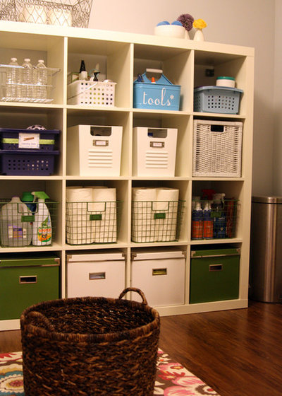 Eclectic Utility Room I heart organizing